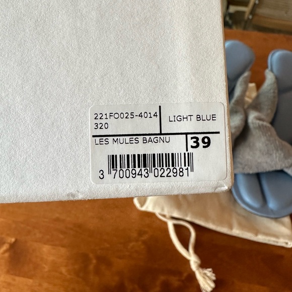 Jacquemus Les Mules Bangu Light Blue Heeled Sandals - Picture 13 of 13